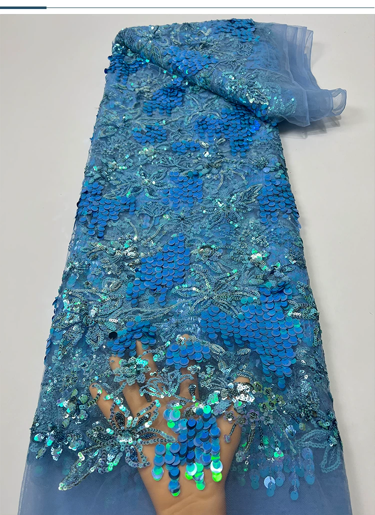 Glitter Tablecloth - 1 ياردة من قماش شبكي للفساتين