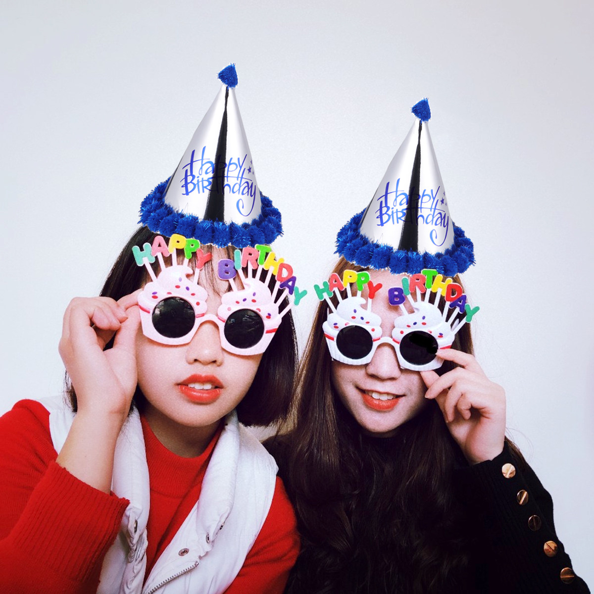 5 قطع من قبعات عيد الميلاد الم - مراجعة Party Hat Cone وسعره