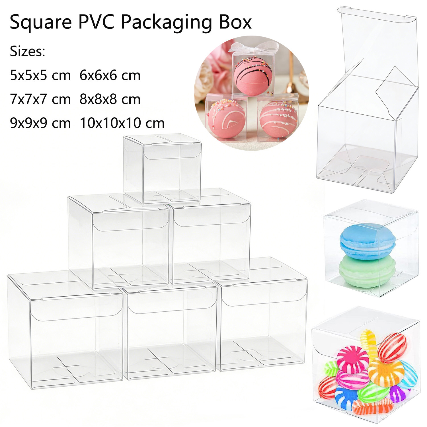 10-50 قطعة من علب العرض المربع - مراجعة Event Party Box وسعره