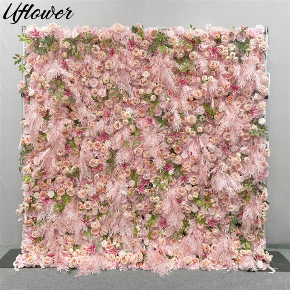 Uflower 5D الوردي روز القماش ز - مراجعة Flower Wall Panel وسعره