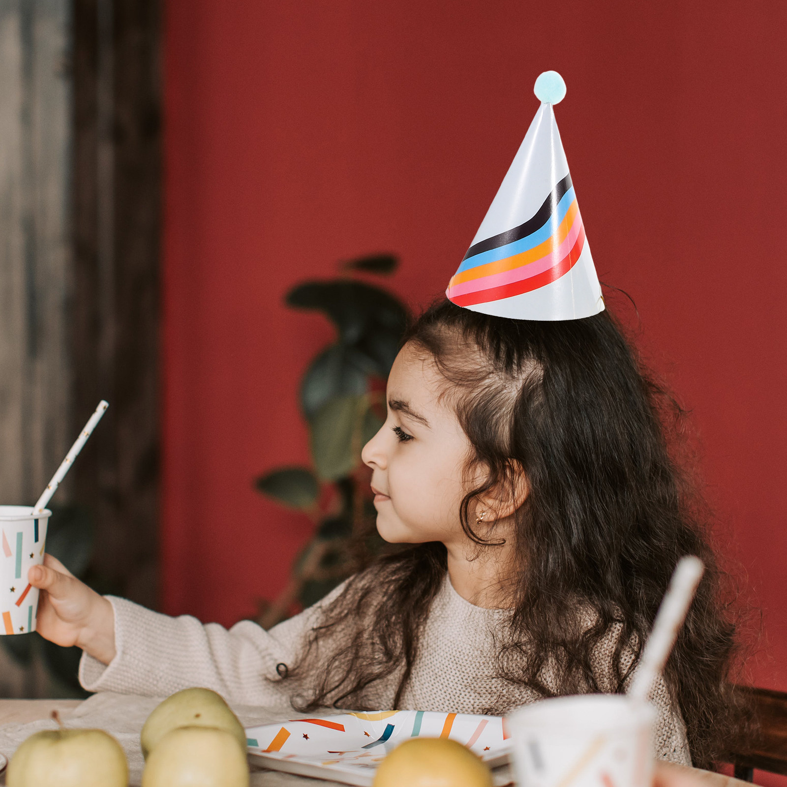 3 قطع من قبعات عيد الميلاد الم - مراجعة Party Hat Cone وسعره