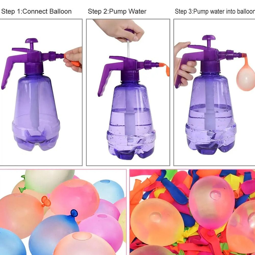 مضخة بالونات قنبلة المياه الهو - مراجعة Balloon Pump Hand وسعره